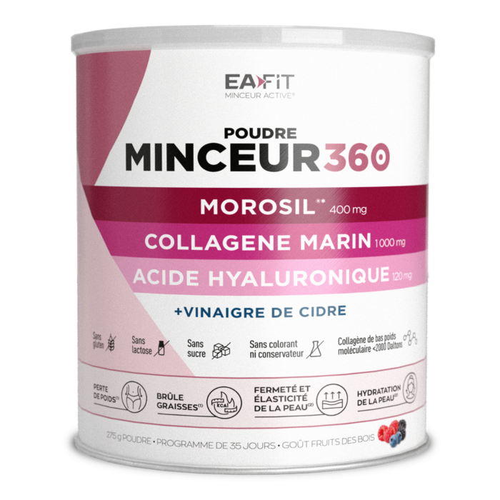 EAFIT Minceur 360 – Poudre Brûle Graisse & Collagène Marin