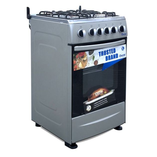 Cuisinière à Gaz 4 Feux avec Four – Gemstar